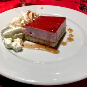 Unidentifiable gelatinous dessert