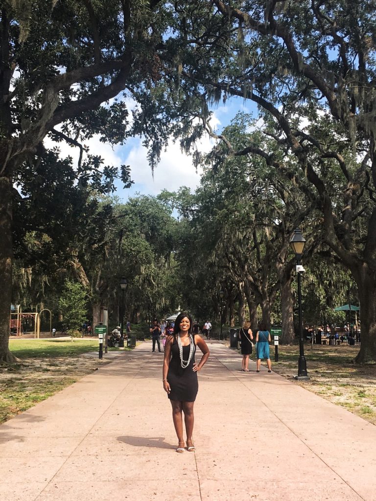 Forsyth Park - loved the Spanish moss on the trees