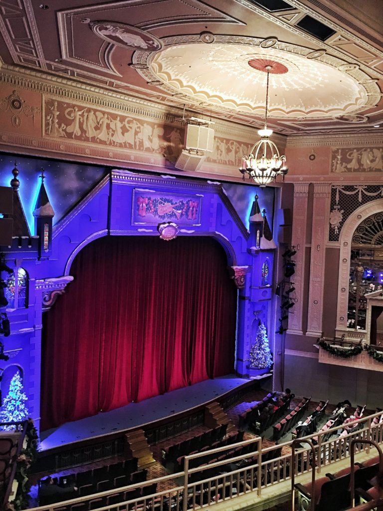 Theater view from the balcony